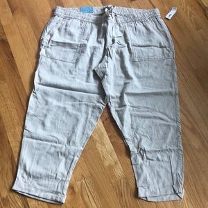 Tan Linen Women’s Pants